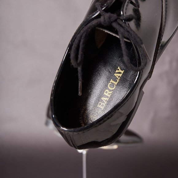 Vintage 1980s Shiny Dress Tuxedo Shoes main image 8